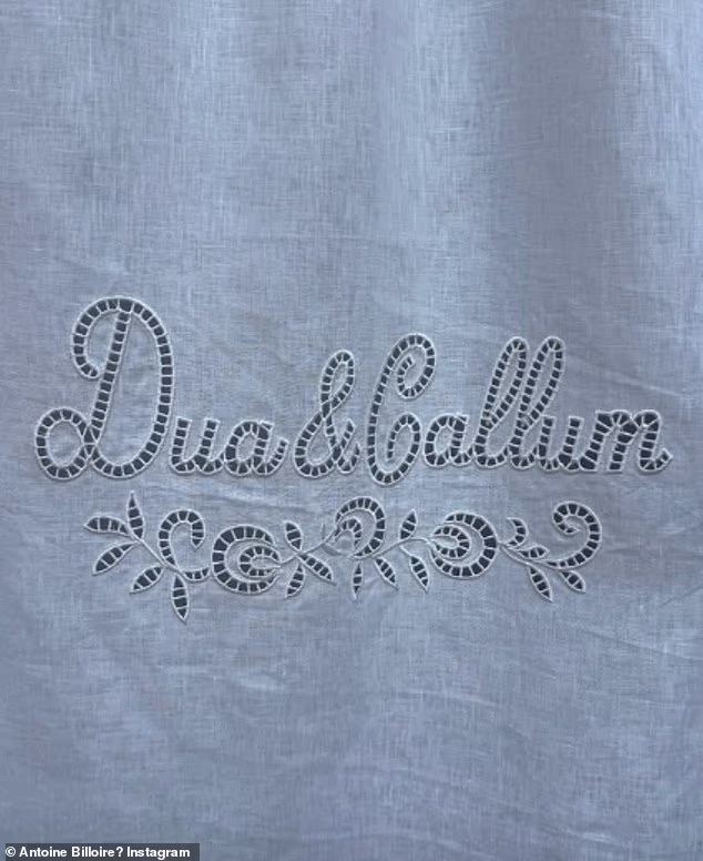 Sva posteljina bila je personalizirana s 'Dua & Callum' kako bi se obilježila slavlja