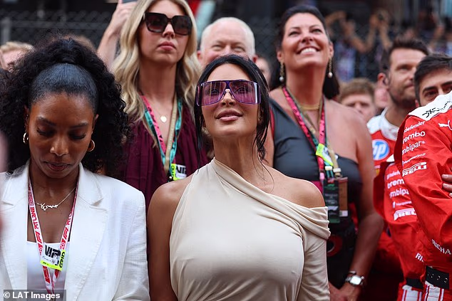 Kardashian je gledala Hamiltonovu utrku prvi put otkako je njihova romansa objavljena u javnosti