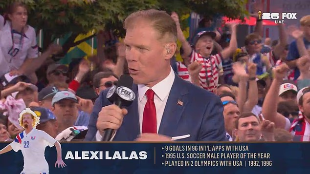 Umjesto u studiju, Lalas je otputovao u Seattle gledati kako USMNT igra Australiju