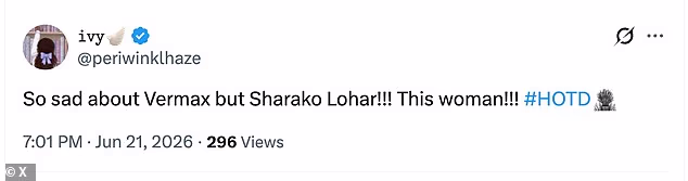 'Tako tužno zbog Vermaxa, ali Sharako Lohar!!! Ova žena!!!'
