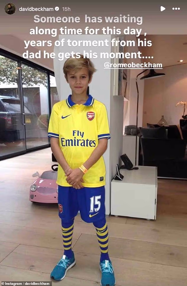 Baš kao i njegov brat Brooklyn, pridružio se Arsenal FC Academy, ali je napustio kad je imao 13 godina