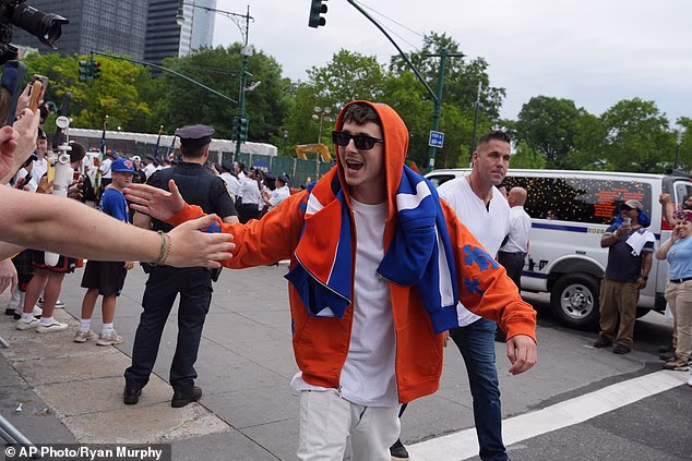 Glumac nominiran za Oscara bio je prisutan 18. lipnja tijekom njihove pobjedničke parade u New Yorku