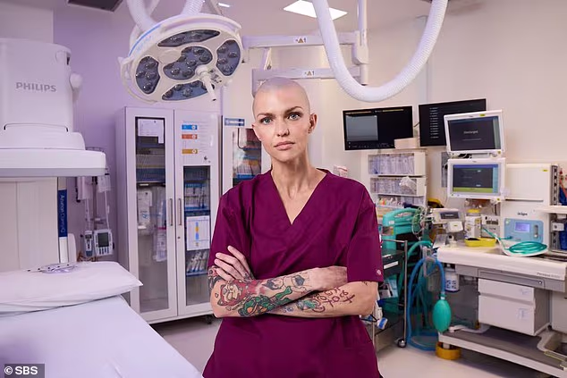 Ranije ove godine, Ruby se suočila sa sjećanjima na incident dok se pojavljivala u dokumentarnoj seriji SBS-a The Hospital: In the Deep End (na slici u emisiji)