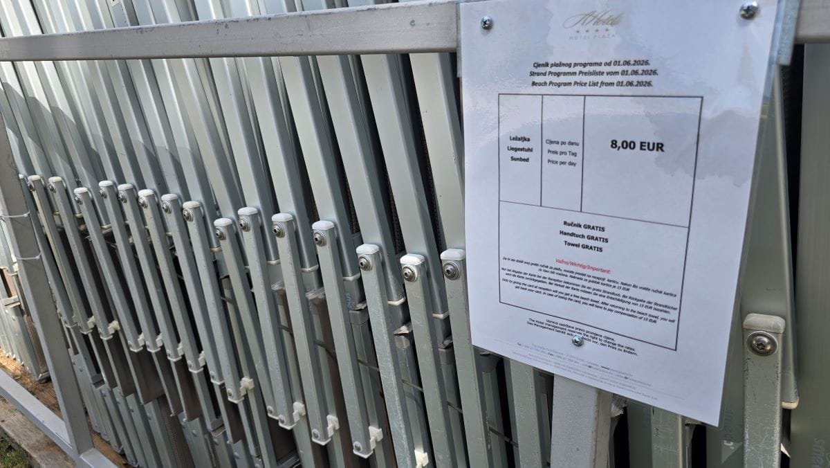 KAD KONCESIONAR NIJE POHLEPAN Dok drugi otimaju pomorsko dobro, u Omišu su očitali lekciju svima: "Bravo, ovako se poštuju turisti!"