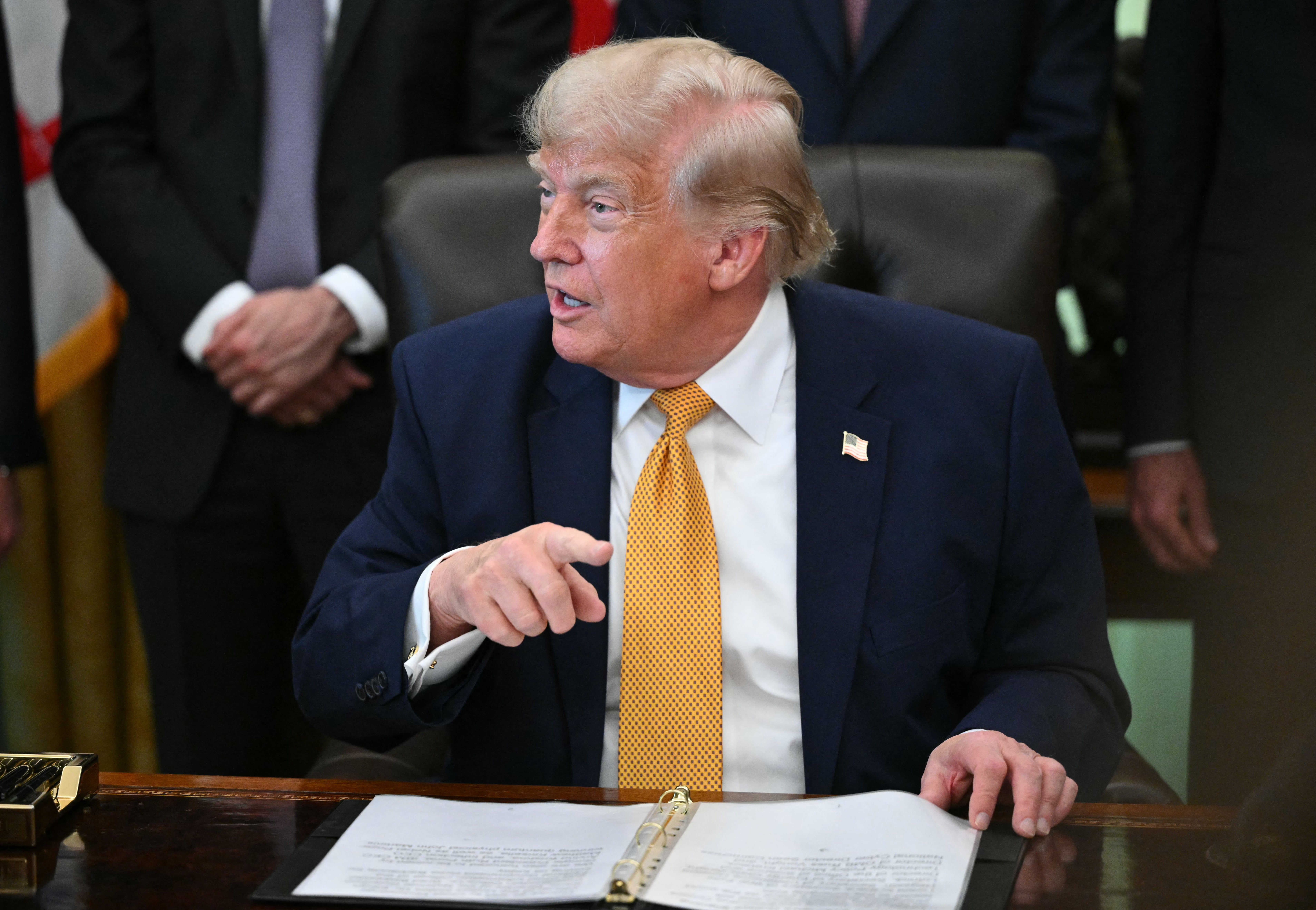 Donald Trump je u ponedjeljak okrivio vandale za stanje u kojem se nalazi Lincoln Memorial Reflecting Pool