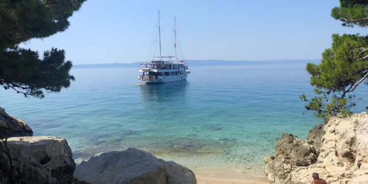 BRAVO MAJSTORI Usidrili se na pedesetak metara od obale prirodne plaže: "Ovo se događa svaki dan, brodova je sve više"