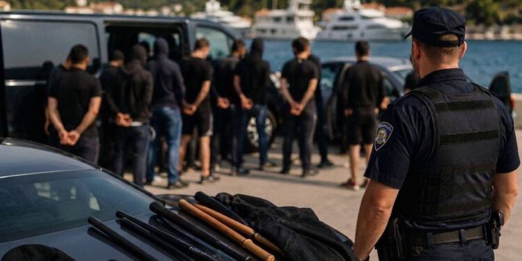 FILMSKA AKCIJA POLICIJE NA HVARU Četrnaest besposlenih lijenčina gliserom stigli na otok kako bi napali sezonske radnike!