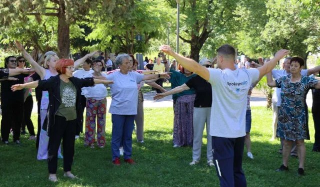 FOTO Mostarski umirovljenici tri puta tjedno vježbat će u parku Zrinjevac