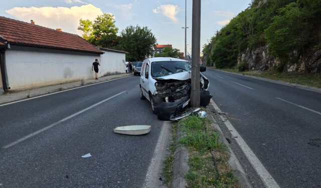FOTO Sudar na Novoj gradskoj magistrali izazvao velike gužve u smjeru Rodoča