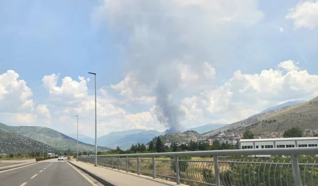 Građanima Mostara preporučeno da zatvore prozore i izbjegavaju boravak na otvorenom
