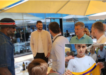 Hit na E1 utrci: LeBron James potpisao dres sinu Andreja Plenkovića (FOTO)