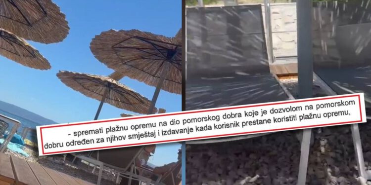 INCIDENT NA SPLITSKOM ŽNJANU Tjerali kupače s plaže i poručili im da se kupaju doma u kadi: “Mi zarađujemo od toga”