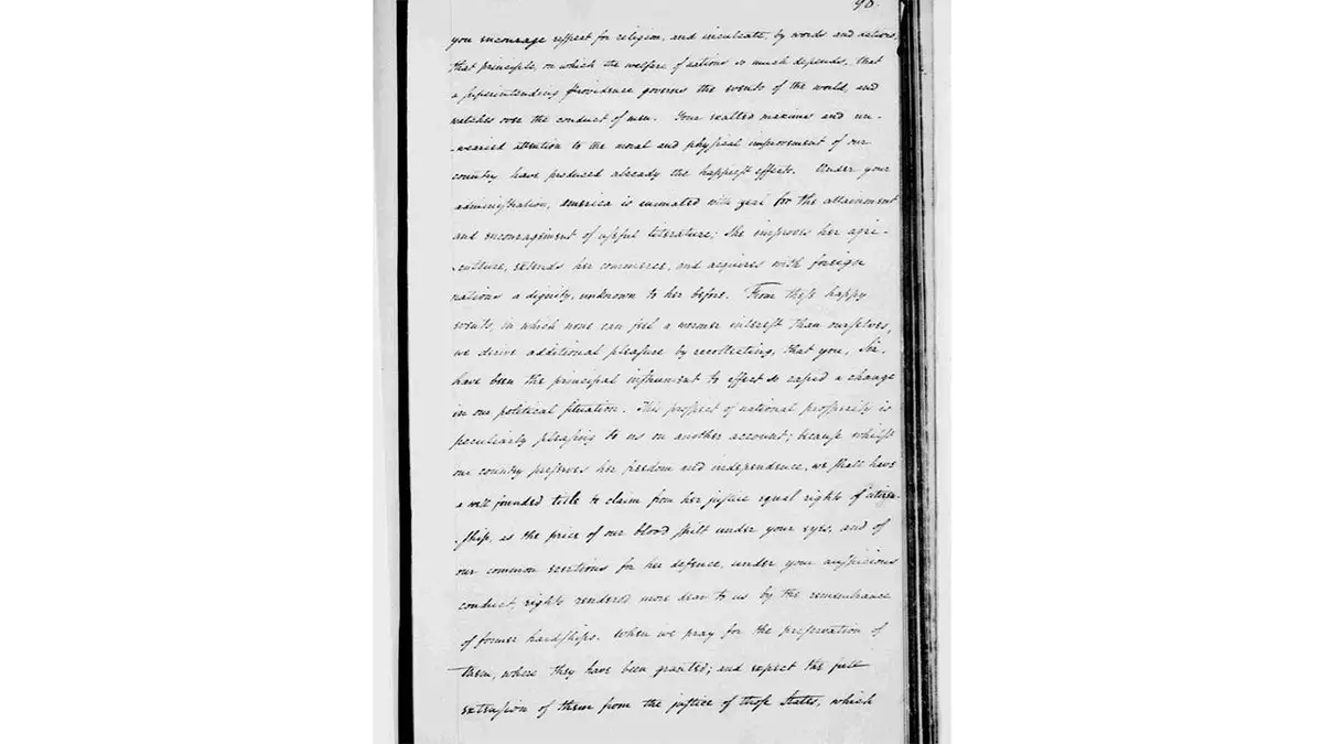 ohn Carrollovo pismo predsjedniku Georgeu Washingtonu od 15. ožujka 1790