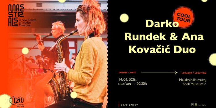 Maestrale 2026: Darko Rundek i Ana Kovačić u intimnom koncertu u klaustoru Franjevačkog samostana