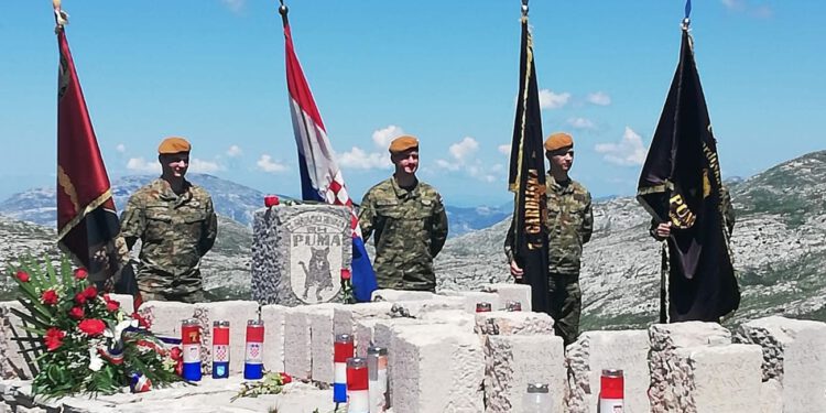 Na Dinari obilježavanje pogibije 31 i nestanka jednog pripadnika 7. gardijske brigade „Puma“
