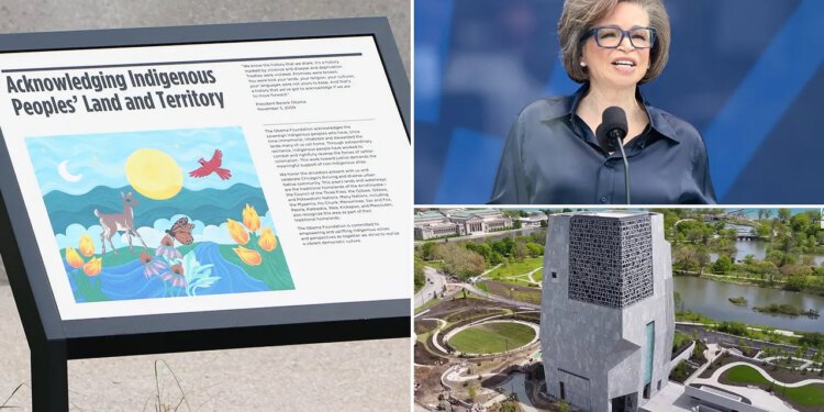 Obamin predsjednički centar sa stalnim postavom domorodačke zemlje