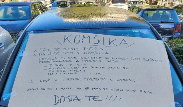 Poruka susjeda iz Ilijaša postala hit na društvenim mrežama