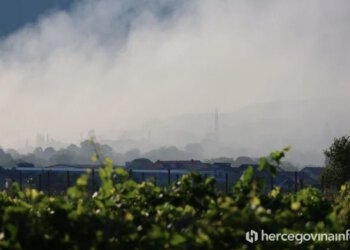 Požar na Uborku lokaliziran, kvaliteta zraka u Mostaru označena kao umjerena