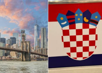 SKANDAL U NEW YORKU Amerikanci u srcu grada potpuno unakazili hrvatsku zastavu, umjesto grba stavili – smajlić i zrno graha?! Reagiralo Ministarstvo…