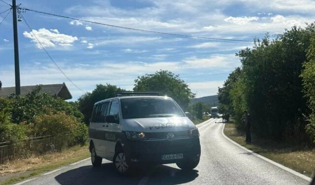 Sudar automobila i motocikla kod Šuškova naselja