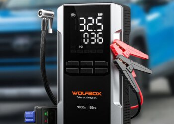 Uštedite 60% na bežičnom starteru Wolfbox 4000A, pumpi za napuhavanje guma i bateriji za napajanje od 24000 mAh u jednom