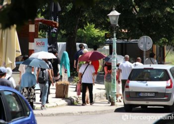 Za Mostar izdano narančasto upozorenje
