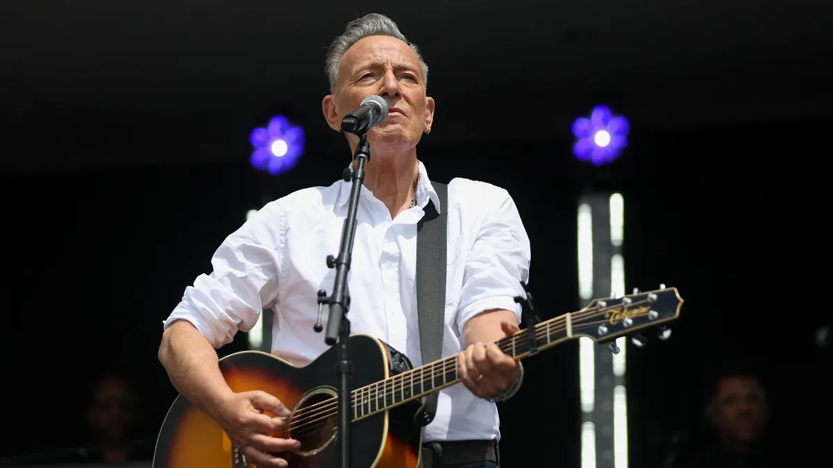Glazbenik Bruce Springsteen nastupa u Obaminom predsjedničkom centru u Chicagu