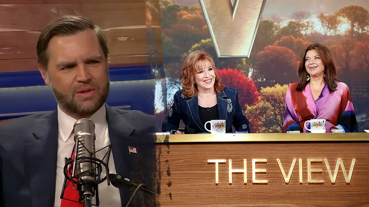 JD Vance, Joy Behar i Ana Navarro pojavljuju se u rasporedu podijeljenog ekrana.