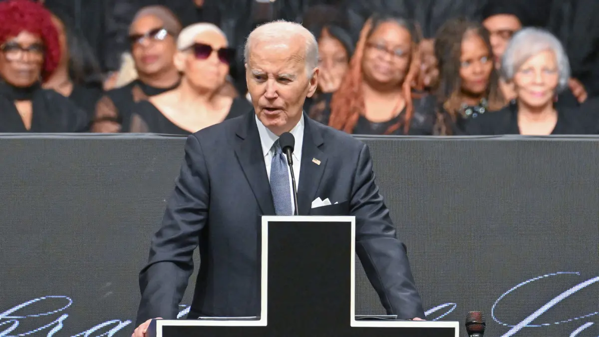 Joe Biden govori na pogrebnoj službi velečasnog Jesseja L. Jacksona u Chicagu