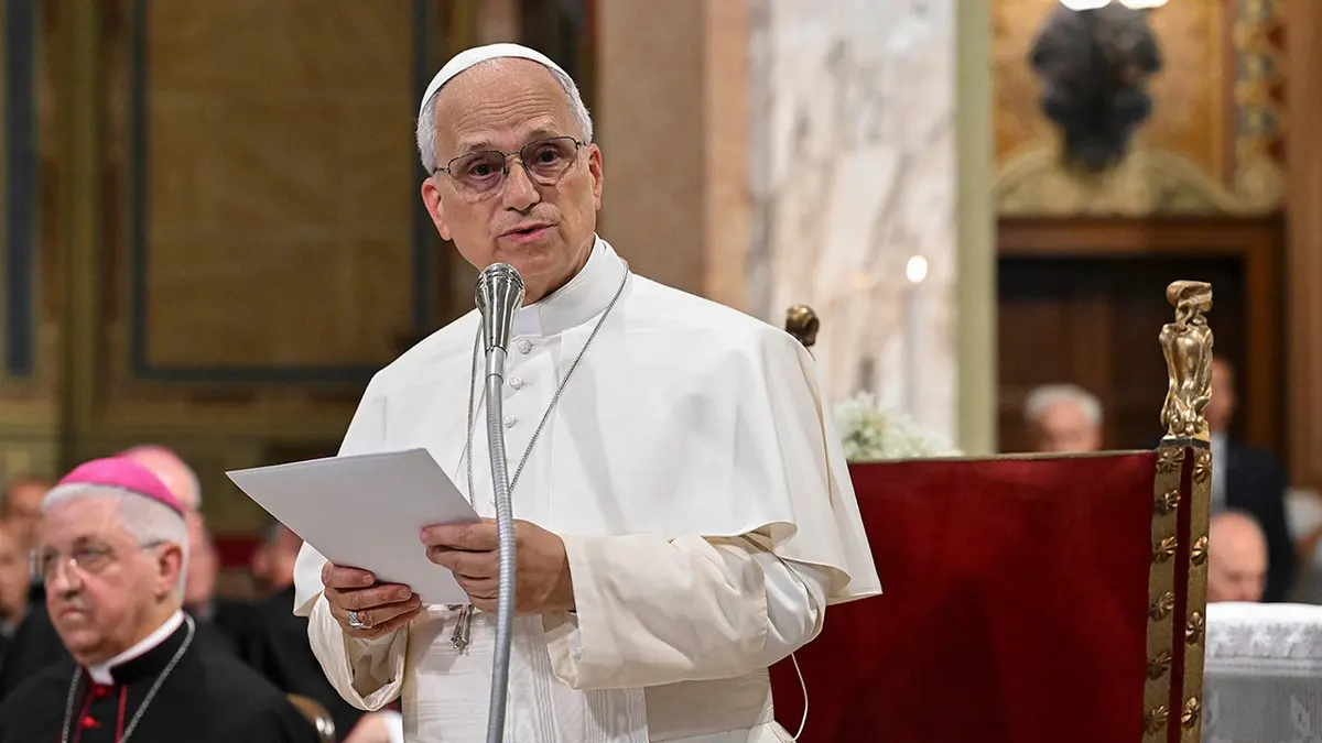 Papa Leo XIV. predvodi slavlje u župi Santi Antonio Abate i Francesca Cabrini u Sant'Angelo Lodigiano, Italija