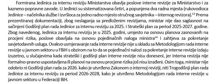 škobić revizija ministarstvo pravde