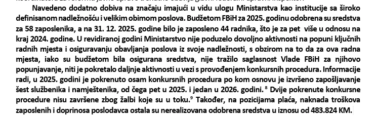 škobić revizija ministarstvo pravde