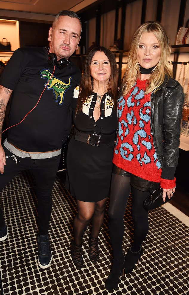 Na slici s lijeva na desno: DJ Fat Tony, Fran Cutler i Kate Moss