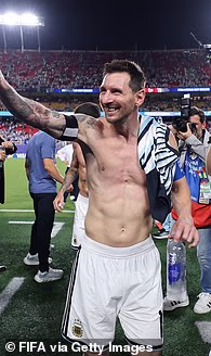 Lionel Messi postigao je osam golova za Argentinu