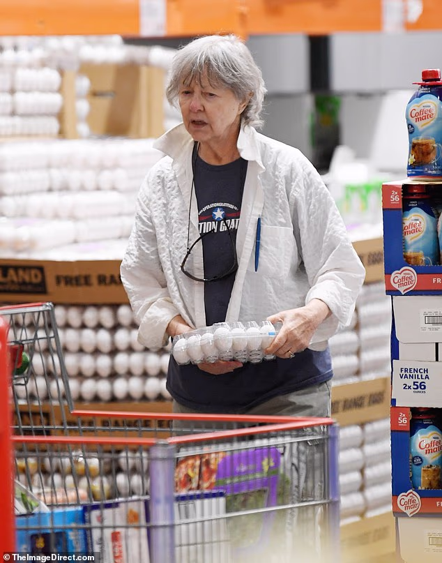 Glumica je prošlog petka uočena kako se opskrbljuje osnovnim potrepštinama u lokalnoj trgovini Costco