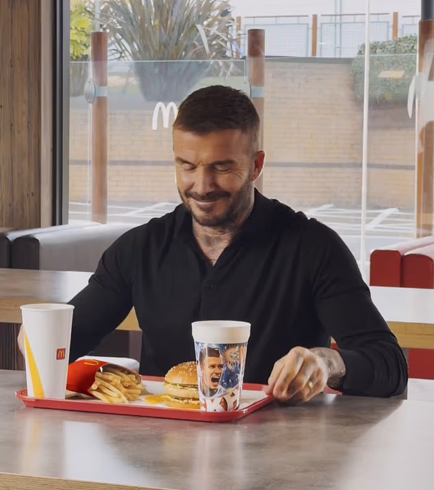 Reklamni ugovori Davida Beckhama tijekom Svjetskog prvenstva, uključujući i McDonald's, navodno su mu zaradili 19 milijuna funti