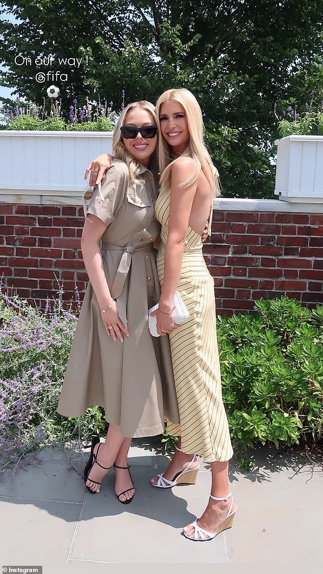 Ivanka i Tiffany poziraju uoči Svjetskog prvenstva u nogometu na fotografiji koju je Ivanka podijelila na Instagramu