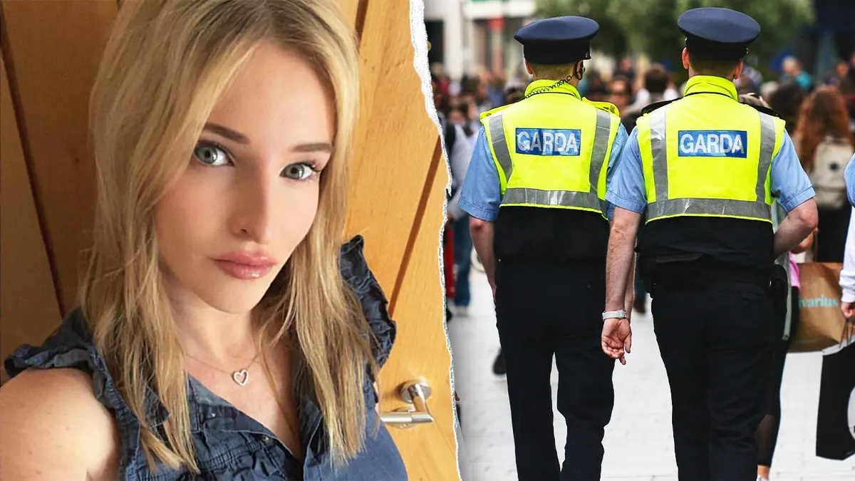 Kombinirana slika Jameya Carneyja i irskih policajaca koji patroliraju Dublinom.