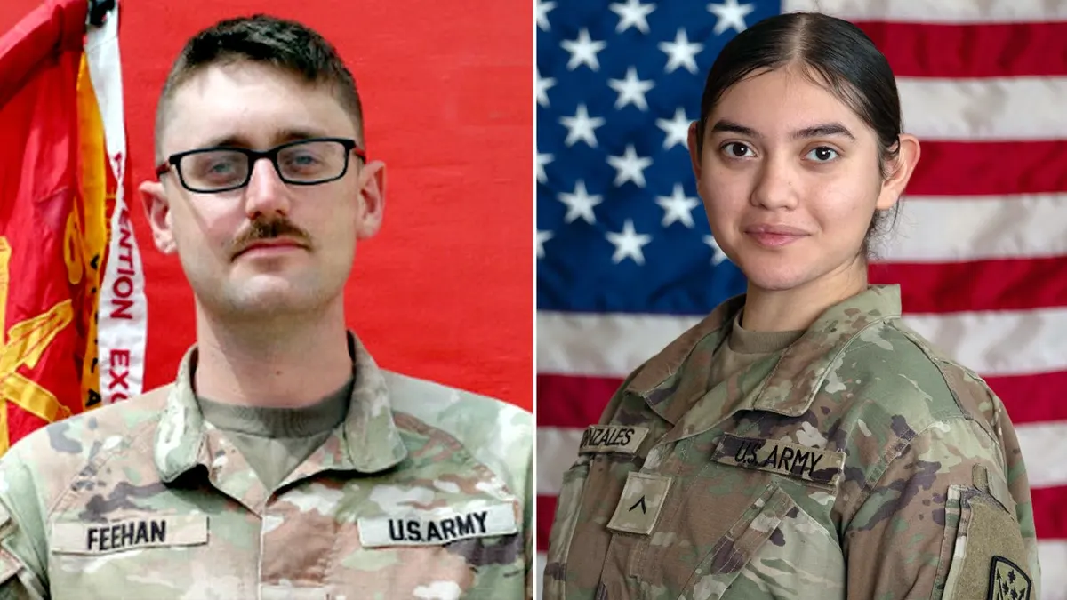 Poručnik Tyler James Feehan, 25, iz Ewa Beacha, Havaji, i Pvt. Isabella Gonzales, 19, iz Carrolltona, Texas