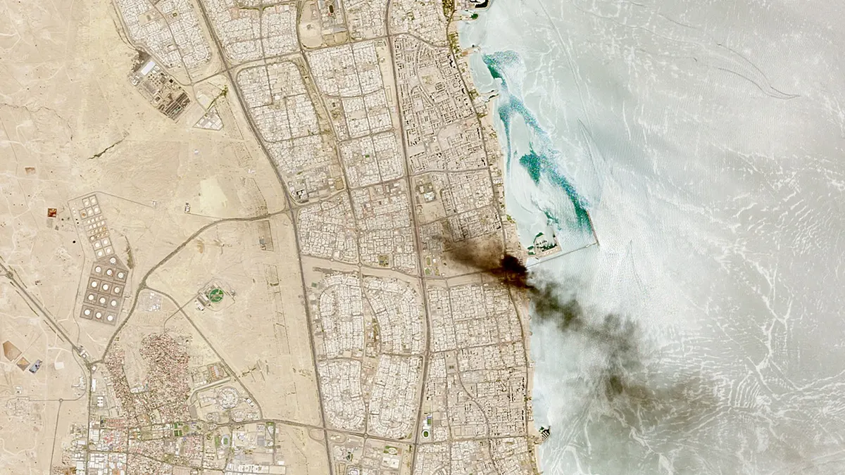 Naftno postrojenje u Ahmadi Governorate, Kuvajt.