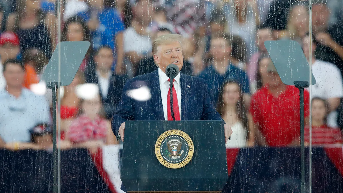Trump četvrtog srpnja