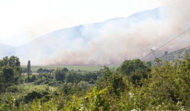 Air Tractori stigli na požarište kod Čapljine, vjetar otežava posao vatrogascima