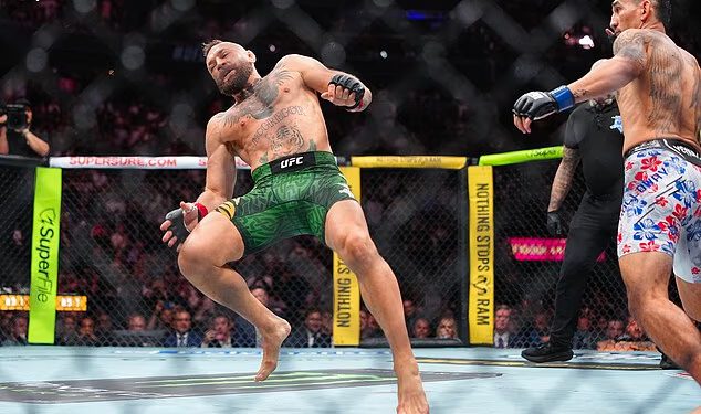 Conor McGregor ‘u paklu’ nakon što je izgubio unutar JEDNE MINUTE na svom povratku u UFC: Irac inzistira na tome da je njegova brutalna ozljeda nova, unatoč bizarnim snimkama prije borbe koje su se pojavile