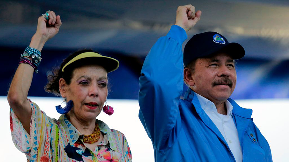 Predsjednik Nikaragve Daniel Ortega i njegova supruga Rosario Murillo
