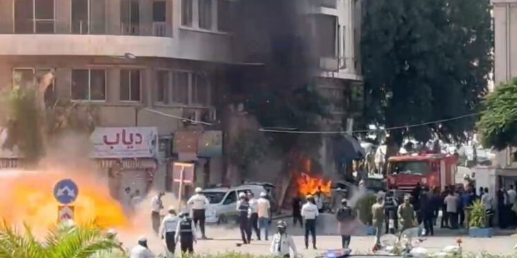 Eksplozivne naprave eksplodirale u blizini hotela u kojem Macron boravi u Damasku