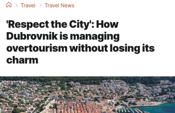 Euronews predstavio Dubrovnik kao destinaciju koja uspješno odgovara na izazove prekomjernog turizma