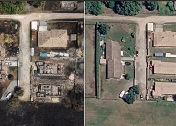 Fotografije iz zraka otkrivaju razaranja šumskih požara u Francuskoj i Španjolskoj s cijelim selima koja su opustošena plamenom
