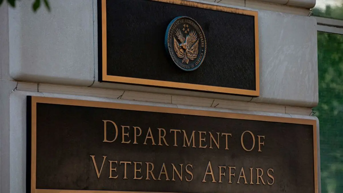 Znak zgrade VA u Washingtonu DC