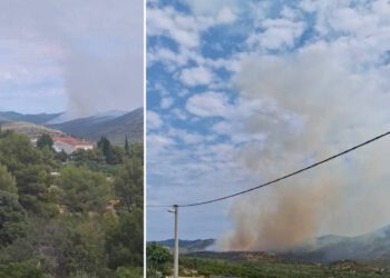 Gori kod Primoštena i Jadrtovca, na terenu 80 vatrogasaca i zračne snage