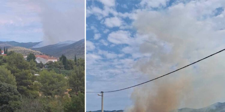 Gori kod Primoštena i Jadrtovca, na terenu 80 vatrogasaca i zračne snage